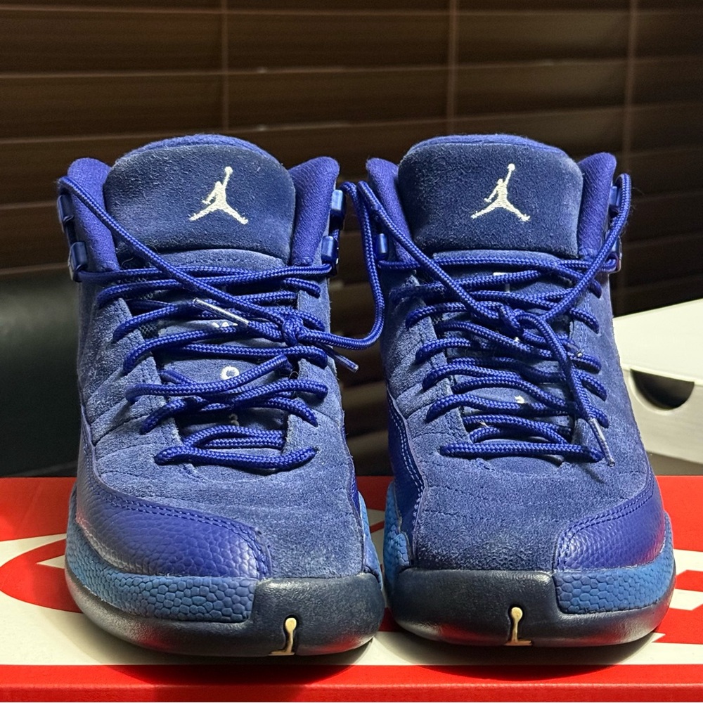 Royal Blue Jordan 12’s, 6Y, 7.5 Women’s, Sneakers, Footwear, Pre-owned, Suede
